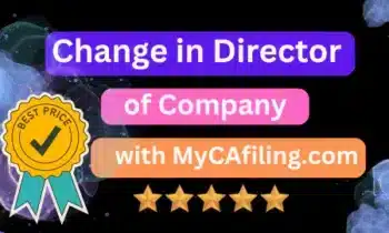 Change in Director of a Company Online Certified Service- Name, Secretary & Address